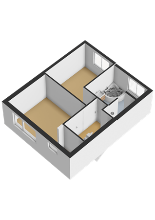 Floorplan - Verlengde Oostsingel 51, 3751 VN Bunschoten-Spakenburg